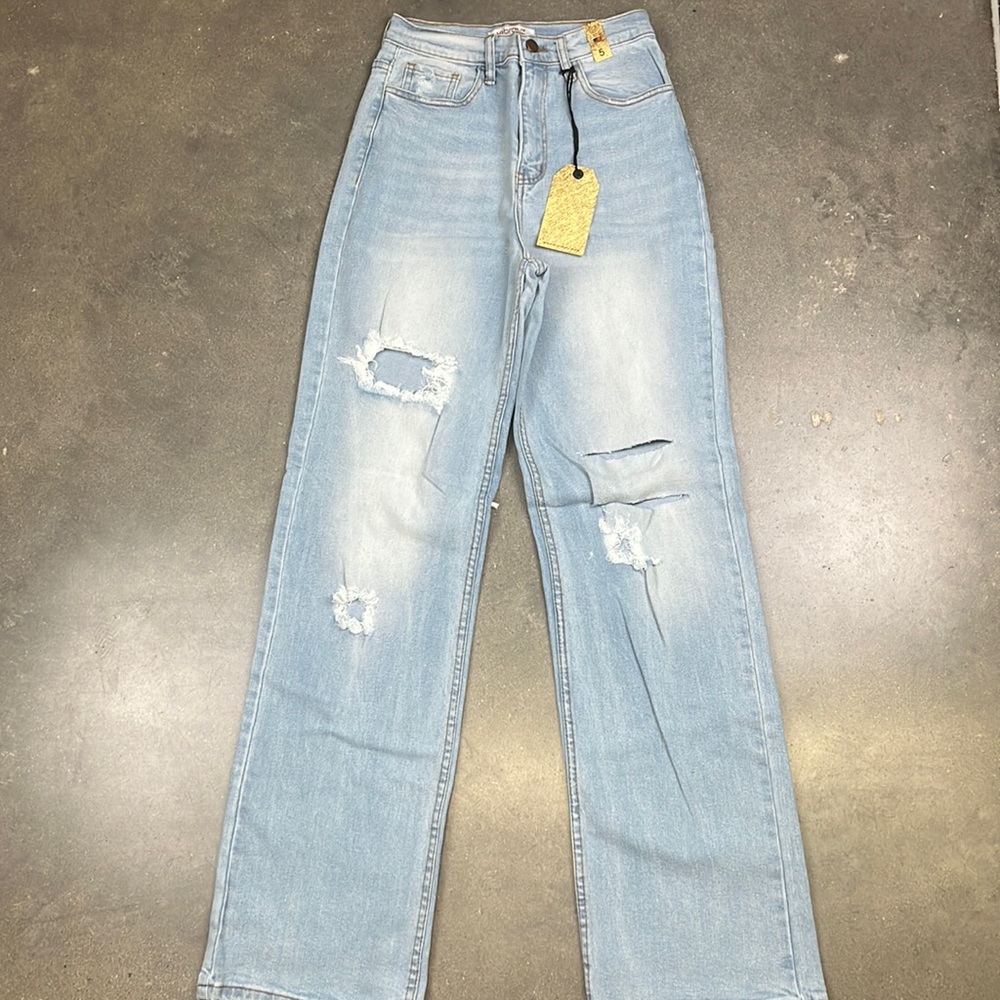 Light Denim wash Boyfriend Jeans